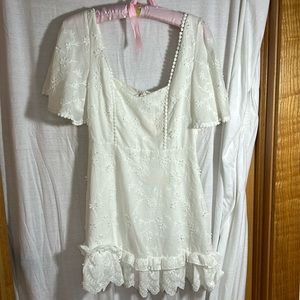 White Mini dress